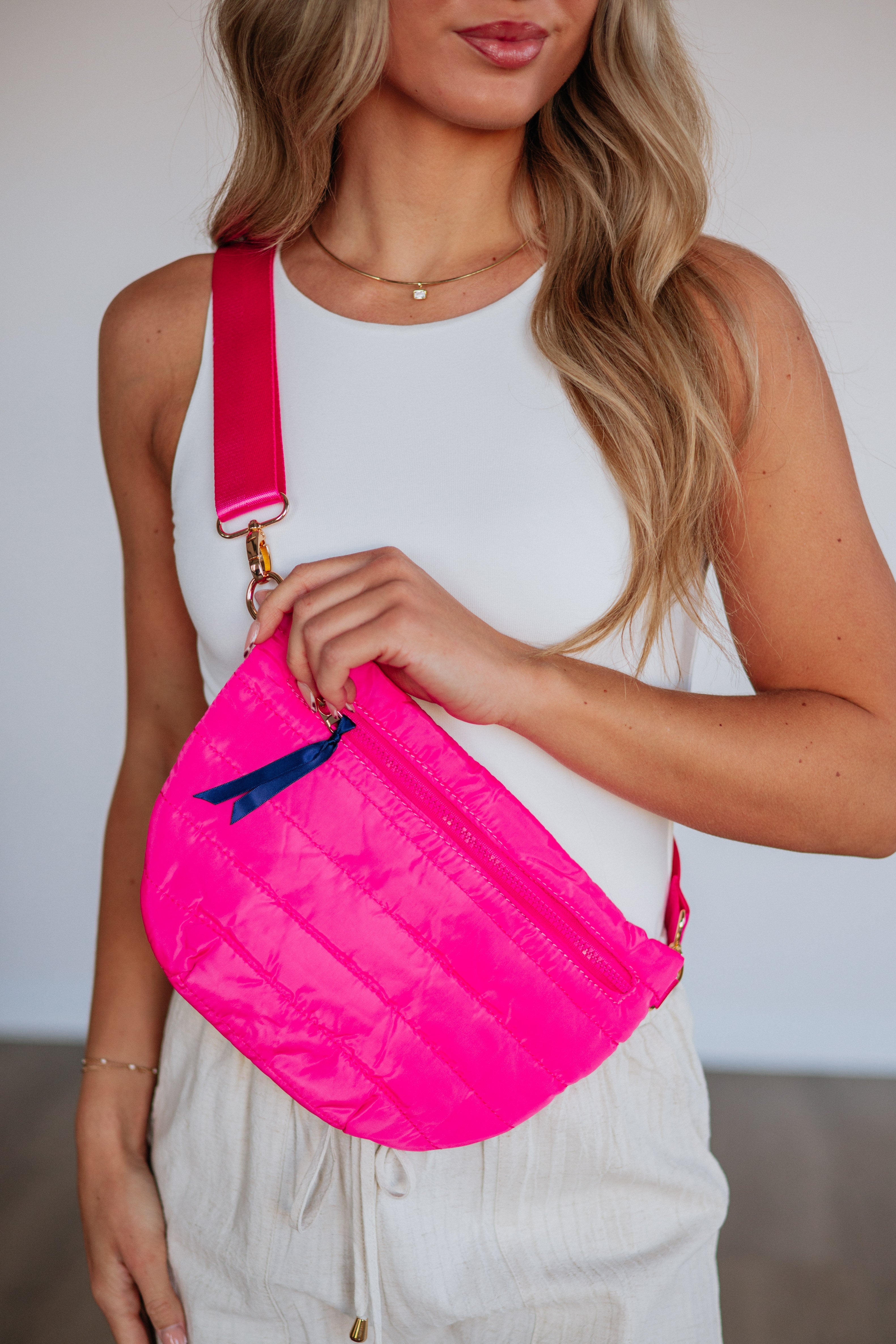 All I Need Belt Bag - Fuchsia
