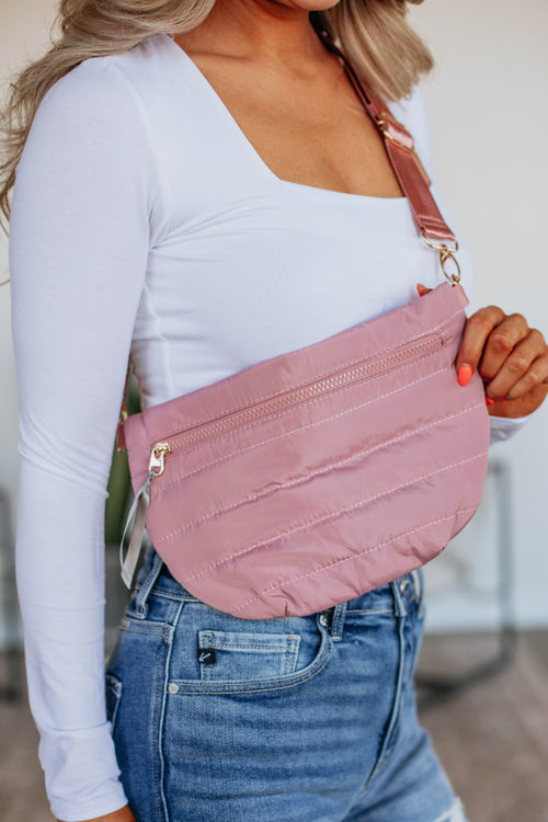 All I Need Belt Bag - Mauve