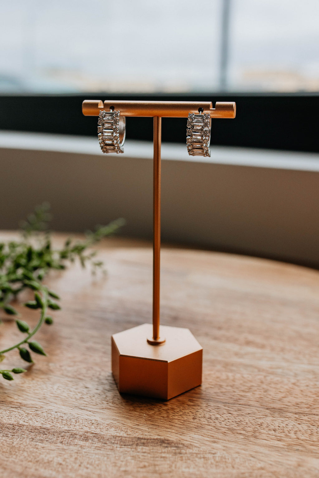 Celene Huggie Hoop Earrings