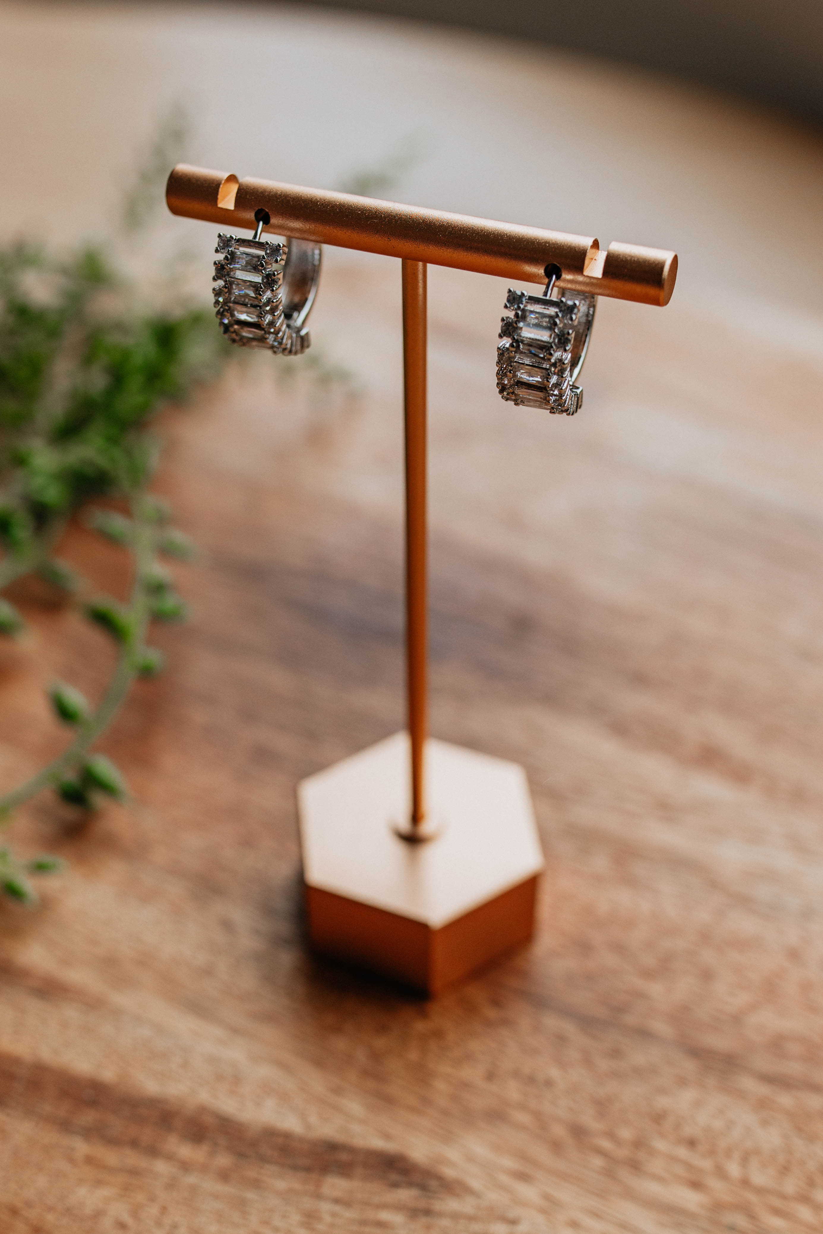 Celene Huggie Hoop Earrings