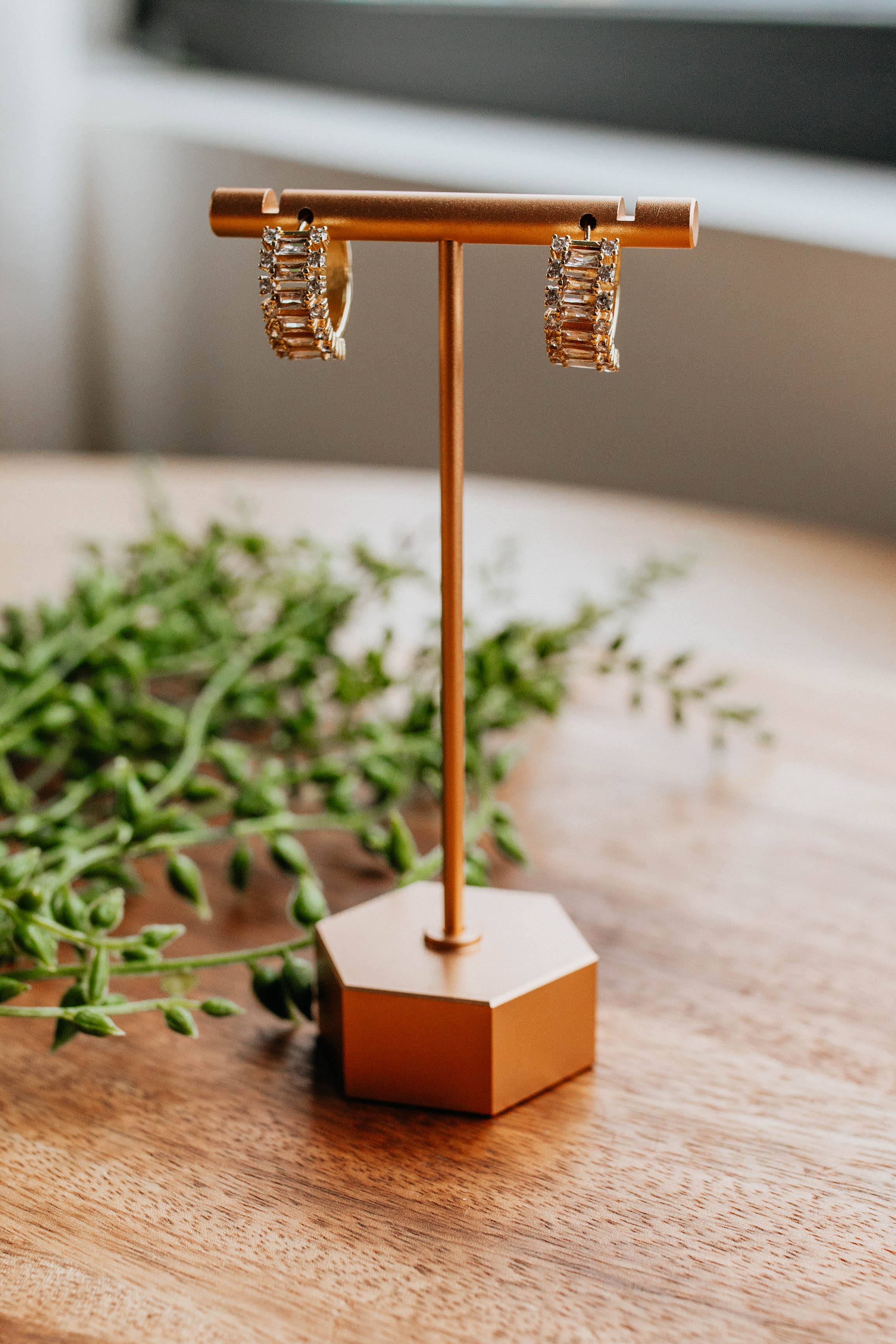 Celene Huggie Hoop Earrings