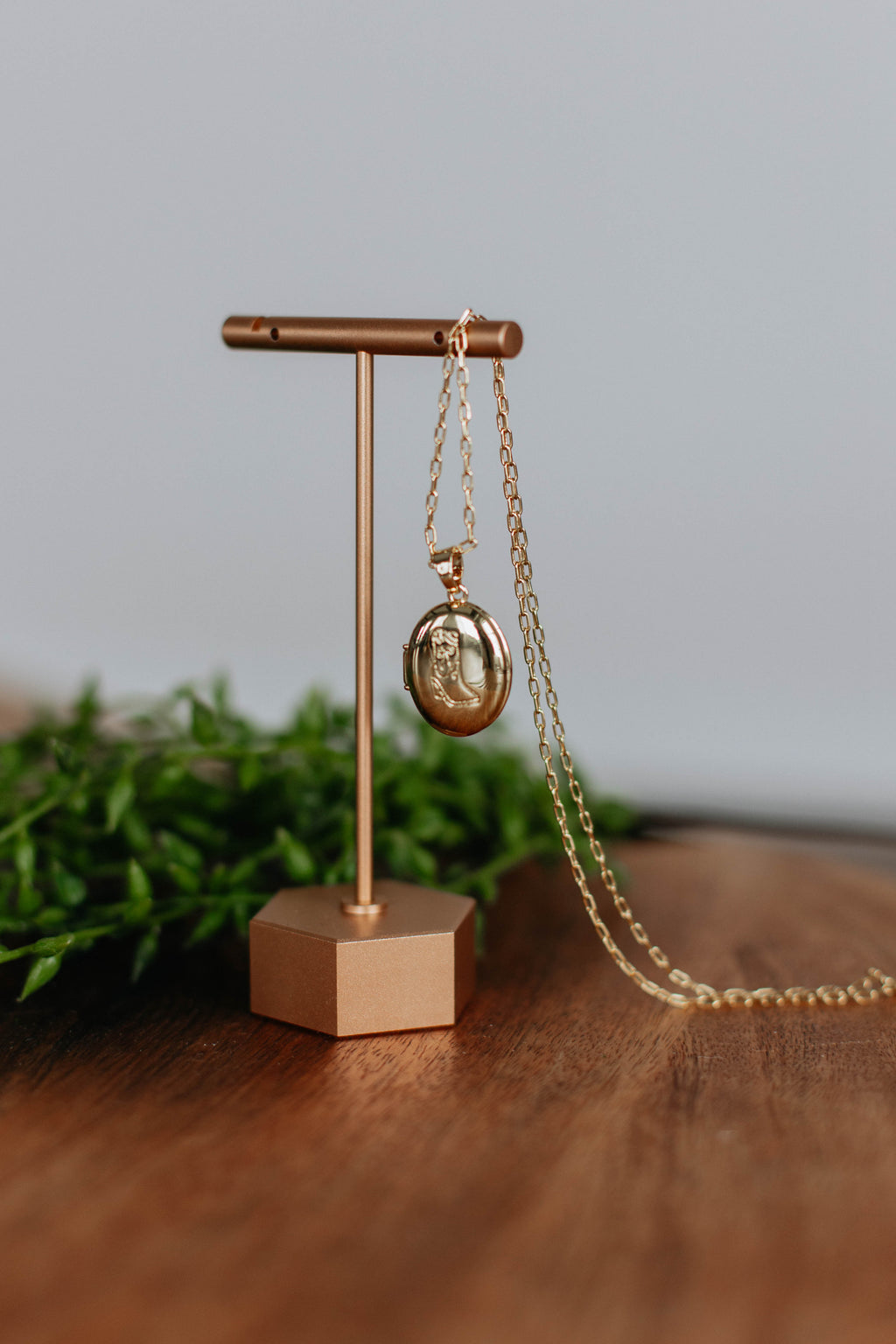 Cowboy's Promise Locket Necklace