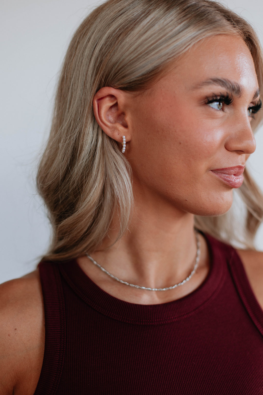 Fiora Huggie Hoop Earrings