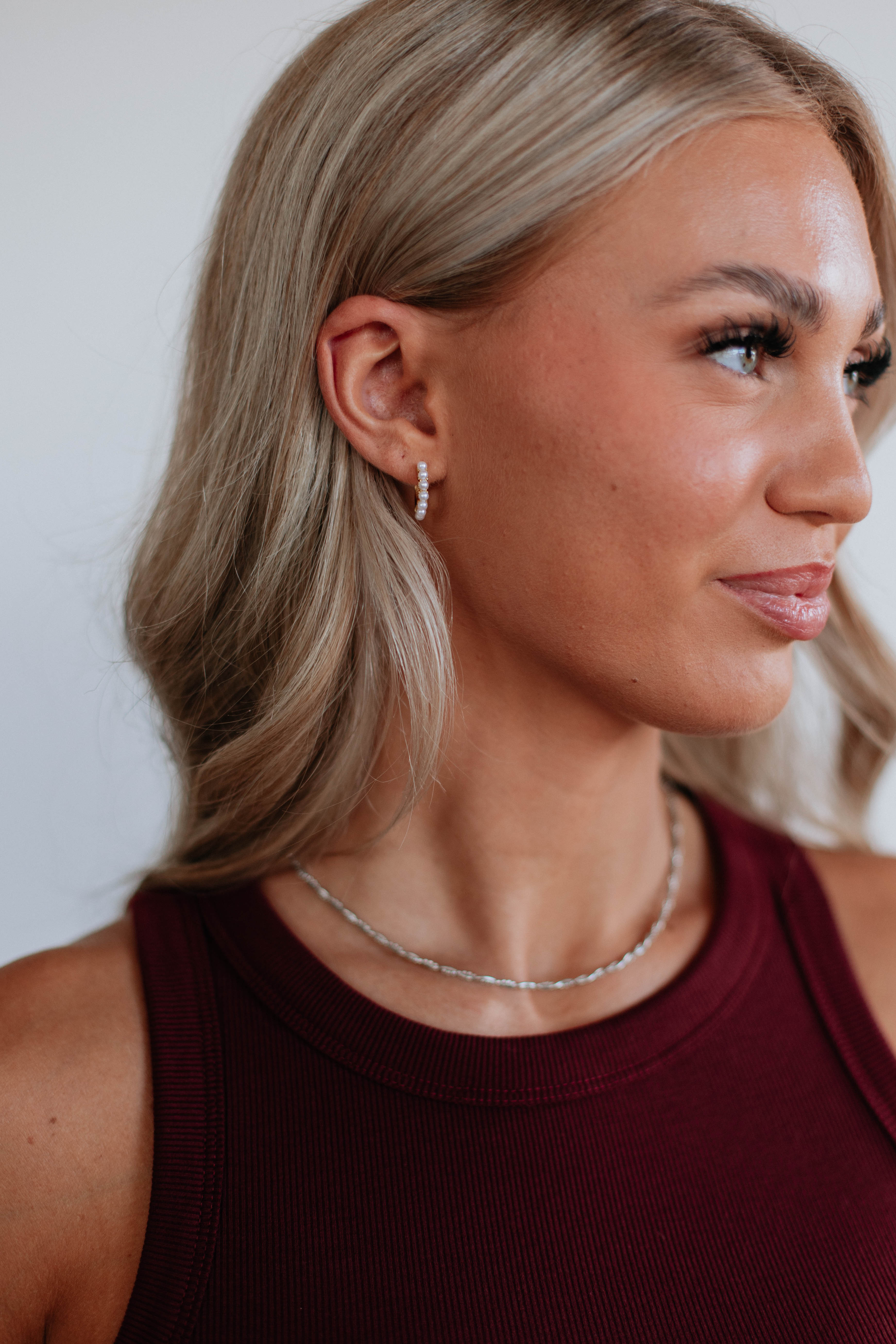 Fiora Huggie Hoop Earrings