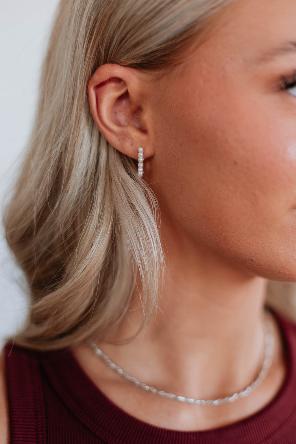 Fiora Huggie Hoop Earrings