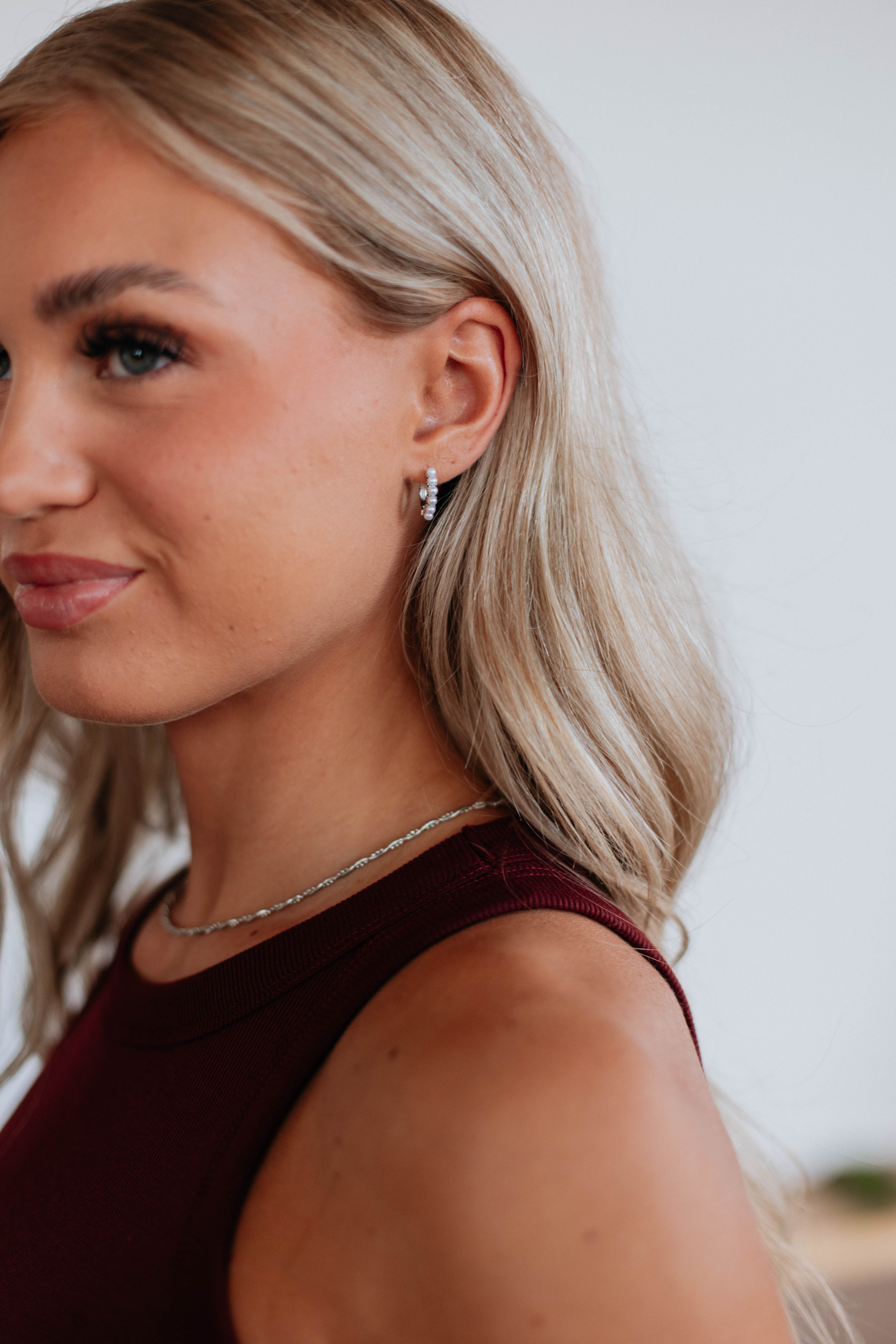 Fiora Huggie Hoop Earrings