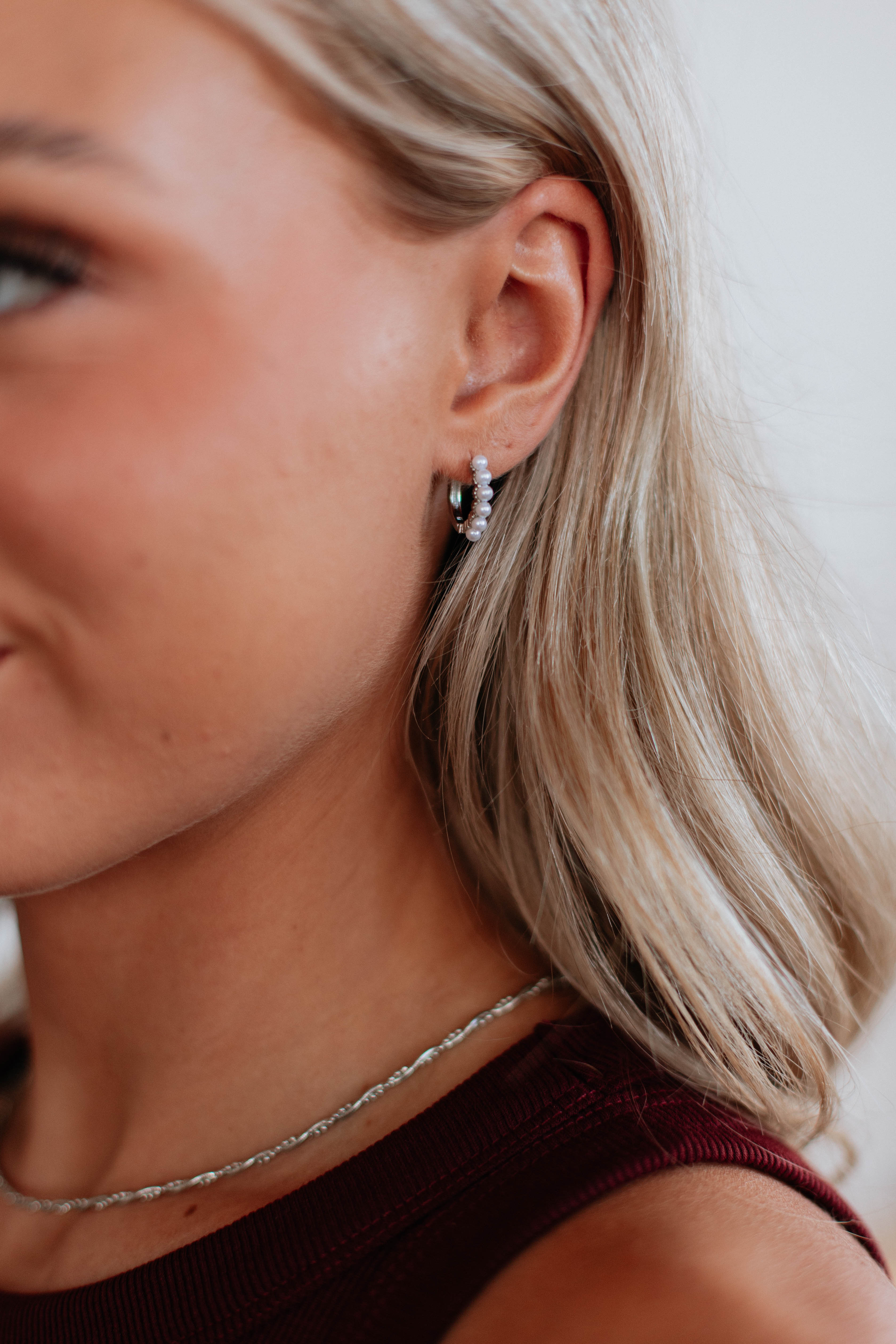 Fiora Huggie Hoop Earrings