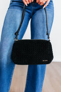 Fallon Suede Shoulder Bag
