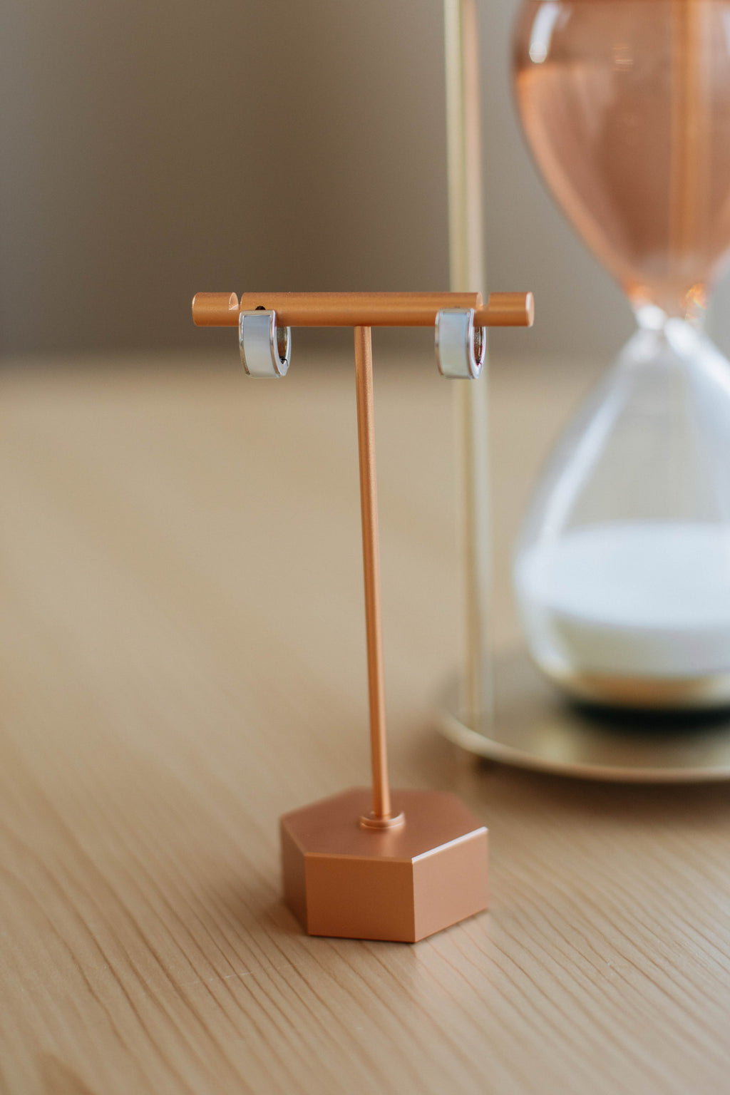 Kally Huggie Hoop Earrings - Silver