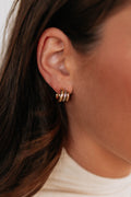 Aleenah Two-Tone Earrings